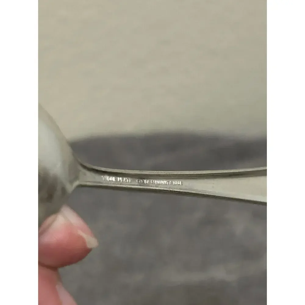 Oneida Tudor Plate Silverware Spoon Vintage